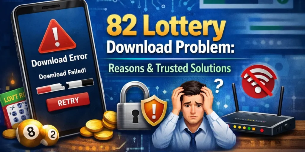 82 Lottery Download Problem
