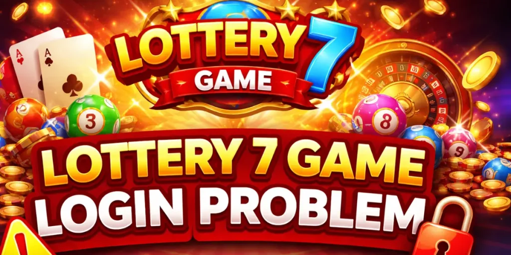 Lottery 7 Game Login Problem