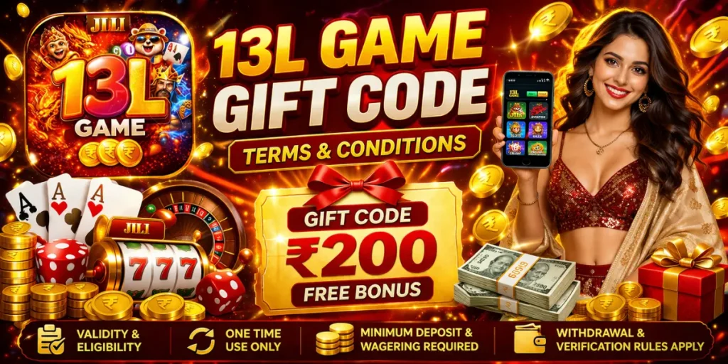 13L Game Gift Code Terms & Conditions